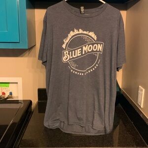 An XL Blue Moon t-shirt.  Color blue (Heather Blue).  Practically brand new.